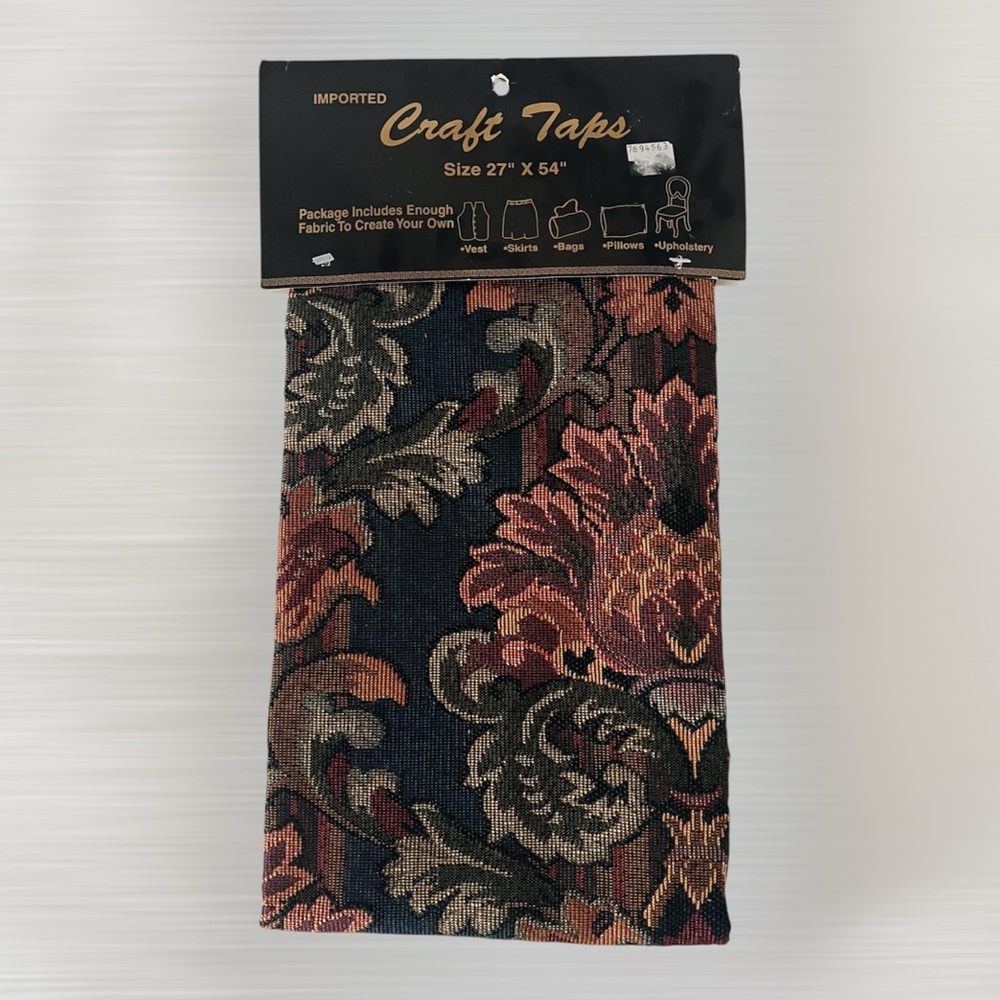 CRAFT TAPS Floral Imported Italian Tapestry Fabric
